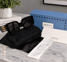 Gucci Square Women Sunglasses Black Frame picture