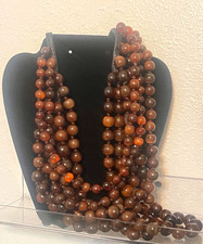 Gerda Lynggaard Monies Bone Horn Haute Couture Runway Beaded Necklace picture