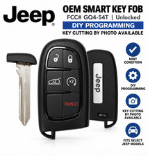 Mint OEM Jeep Cherokee 2014-2023 Smart Key Fob GQ4-54T Unlocked picture