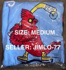 CARDINALS HOCKEY JERSEY 2026 EDITION MEDIUM 9/18/26 SGA EMBROIDERED ST. LOUIS picture