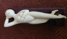 Hand carved Chinese Doctor Lady picture