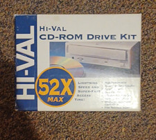 Hi-Val Internal Desktop CD-ROM Drive Kit 52X Max Built-in Buffer PC picture
