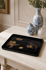 Antique Wajima-nuri Tray with Maki-e Painting picture