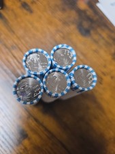 (5) Rolls - 2026 P Jefferson Nickels BU Rolls From Loomis Box  picture