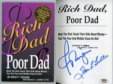 Robert Kiyosaki ~ Signed Autographed Rich Dad Poor Dad Book Authentic ~ PSA DNA picture