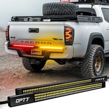 Redline Parlux Triple Row LED Tailgate Light Bar for Tacoma W/Sequential Amber picture
