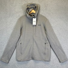 Stio Men’s Glide Full Zip Hoodie Sweatshirt Medium Gray Outdoor Mountain New picture