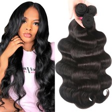 UNICE Malaysian Body Wave Human Hair Weave 3 Bundles 12 14 16 in Natural picture