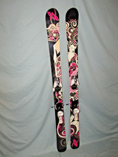 Volkl AURA women's all moiuntain POWder skis 156cm with Salomon Z10  bindings ~~ picture