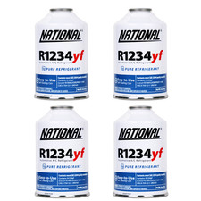 National R1234yf Automotive A/C Recharge Pure Refrigerant - 8oz Can - 4 Pack picture