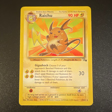 The Pokémon Company Pokémon TCG Fossil Raichu 29/62 Rare Regular Unlimited EN picture