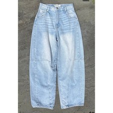 Creative Soul New York High Waisted Barrel Wide Leg Jeans Size 6, 26 picture