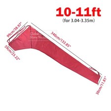 Main Sail Cover For 9'-10' / 11'-12' / 12'-13' Boom Sail Waterproof 210D Red picture