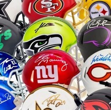 1x NFL *STAR* Signed Full-Size Helmet Box Mystery picture