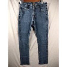 Civilianaire Jeans Mens 30x32 Blue Slim Fit Denim Made in USA Casual Streetwear picture