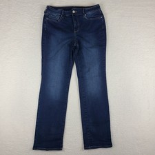 NYDJ Not Your Daughter Jeans Womens 10 Blue AMI Skinny Dark Wash Denim picture