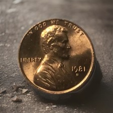 1981 D Lincoln Cent  Unc Nice coin    picture