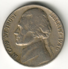 USA - 1946P - Jefferson - 1st portrait - No Mint Mark picture