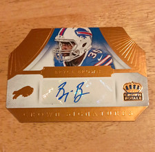 Panini 2014 Crown Royale Bryce Brown Bills Crown Signatures Auto #CS-BY /99 picture