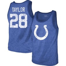 Jonathan Taylor Indianapolis Colts Majestic Threads Tri-Blend Tank Top NWT picture