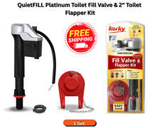 QuietFILL Platinum Toilet Fill Valve & 2