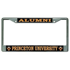 ALUMNI PRINCETON UNIVERSITY CHROME USA MADE CAR  LICENSE PLATE FRAME picture