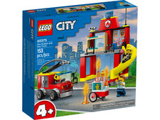 Lego (60375) City: Fire Station and Fire Truck Brand New Factory Sealed Retired picture