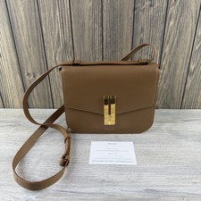 DeMellier The Vancouver Tan Smooth Leather Crossbody Shoulder Bag Gold Hardware picture