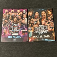 AEW Double Or Nothing 2024 And 2025 Blu Ray Lot All Elite Wrestling Sealed NEW picture