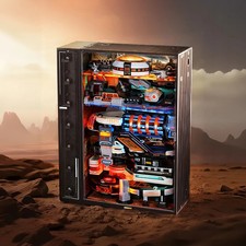 ROKR Mars Outpost Marble Run Mechanical 3D Puzzle Wooden Model Kit Adult Gifts picture