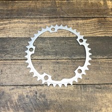 Vintage Stronglight 38T Chainring 130 BCD 5-Arm Silver 5083 Road Bike 38 Tooth picture
