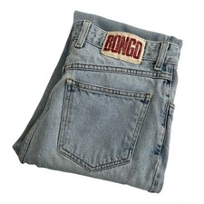 Vtg 90s BONGO High Rise Mom Jeans Light Wash Denim Size 13 Juniors Womens 28-30? picture