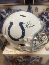 Tyler Warren Indianapolis Colts F/S Rep Helmet autograph Fanatics Authentic picture