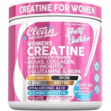 Women's Creatine Powder–Clean Nutra,Collagen&Inositol for Muscle&Hormone Support picture