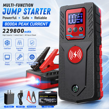 229800mAh Arrancador De Carro Auto Coche Portatil Bateria Cargador Aparato 8000A picture