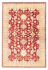 Vintage Traditional Hand-Knotted Area Rug 4'0