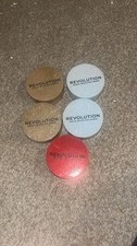 Revolution Highlighter Shimmer Lot of 5 Bronze Gold Silver Red Shades picture