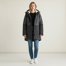 NWT Helly Hansen Senja Parka Women- Black Waterproof Winter Coat Jacket - Size S picture