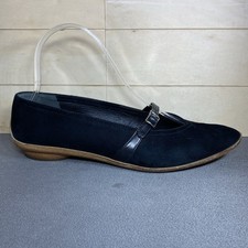 Salvatore Ferragamo Audrey Mary Jane Women's Size 8 Shoes 2A Black Leather picture