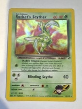 Wizards of the Coast Rocket's Scyther 13/132 Gym Heroes Holo Rare Unlimited picture