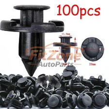 100Pcs 8mm Plastic Rivet Bumper Clips Fender Mud Flaps Fastener For Nissan picture