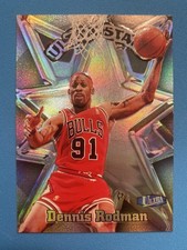 🔥1997-98 Fleer Ultra - Ultra Stars Dennis Rodman #10 US Chicago Bulls - RARE🔥 picture