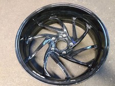 2016 16 BMW K1600 K1600GT Rear Back Wheel Rim 17x6 Straight True BLACK OEM picture