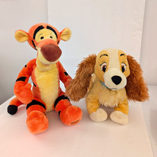 Disney Store Vintage 1997 Small Plush Lot: Tigger & Lady (Winnie the Pooh) picture