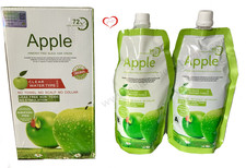 Original Mokeru Apple Hair Dye Cream for Men and Women  500ml A & B Black picture