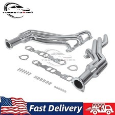 Fit 1988-95 Chevy GMC C/K 1500 2500 5.0/5.7 V8 Long Headers Ceramic Exhaust Set picture