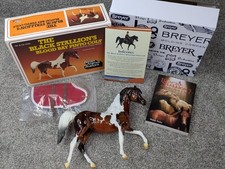 Breyer INFERNO 2025 Vintage Club Black Stallion Blood Bay Colt Book Blanket COA picture