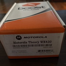 Motorola Theory WX430 Black ( Boost Mobile ) Cellular Phone Brand New Not Tested picture