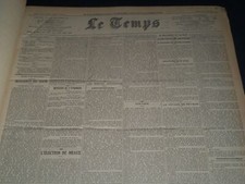 1931 OCTOBER-DECEMBER LE TEMPS FRENCH NEWSPAPER BOUND VOLUME - VB 10 picture