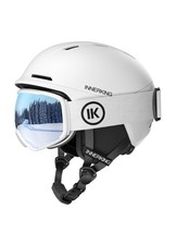 InnerKing Snowboard Helmet + Goggles Set - White M picture
